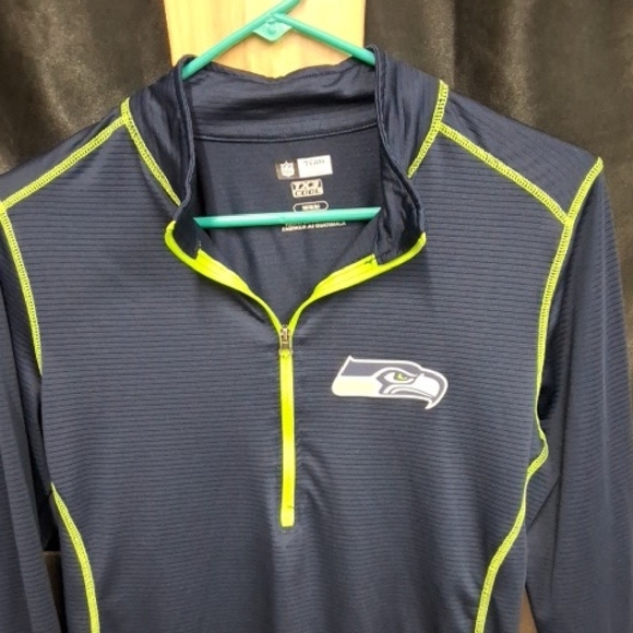 NFL Seattles Seahawk Women's Long Sleeve Athletic Pull Over - Picture 3 of 6